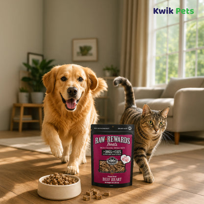 Lifestyle of Northwest Naturals Raw Rewards Freeze Dried Dog & Cat Treats Beef Heart 10-oz
