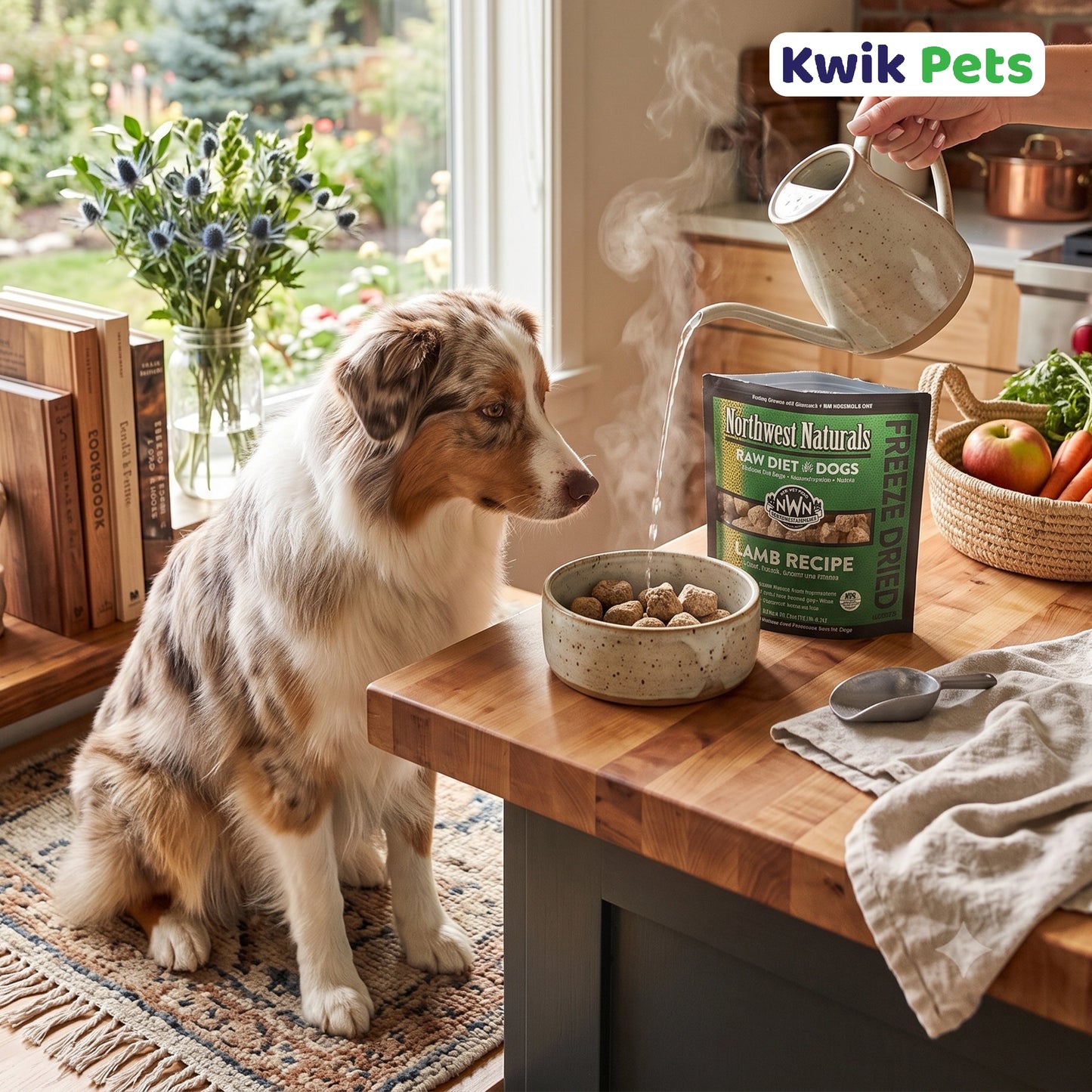 Lifestyle of Northwest Naturals Freeze Dried Raw Diet Dog Food Lamb Recipe 12-oz