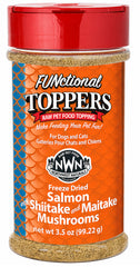 Northwest Naturals Functional Freeze Dried Dog & Cat Food Topper Salmon with Shiitake & Maitake Mushrooms 3.5-oz