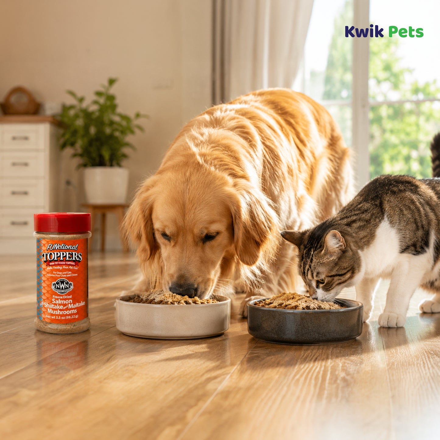 Life stage of Northwest Naturals Functional Freeze Dried Dog & Cat Food Topper Salmon with Shiitake & Maitake Mushrooms 3.5-oz