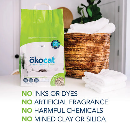 Product info 2 of Okocat Dust Free Non-Clumping Paper Pellet Cat Litter 8-lb