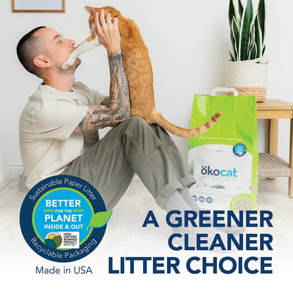 Product info 3 of Okocat Dust Free Non-Clumping Paper Pellet Cat Litter 8-lb