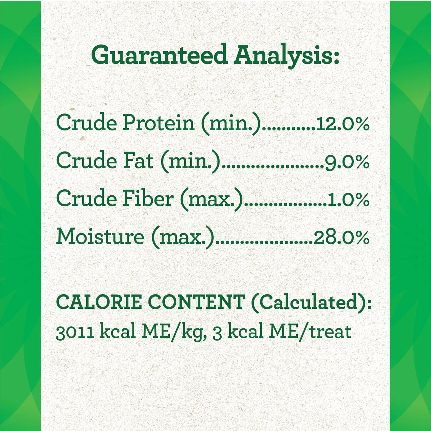  Guaranteed-Analysis of  Greenies Feline Pill Pockets Cat Treats Chicken 1.6-oz 45 Count