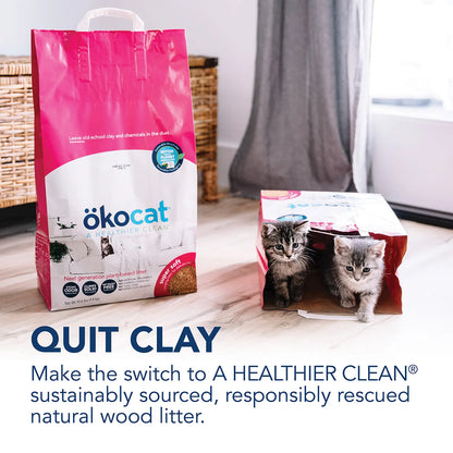 Product info of Okocat Super Soft Clumping Wood Cat Litter 10.6-lb