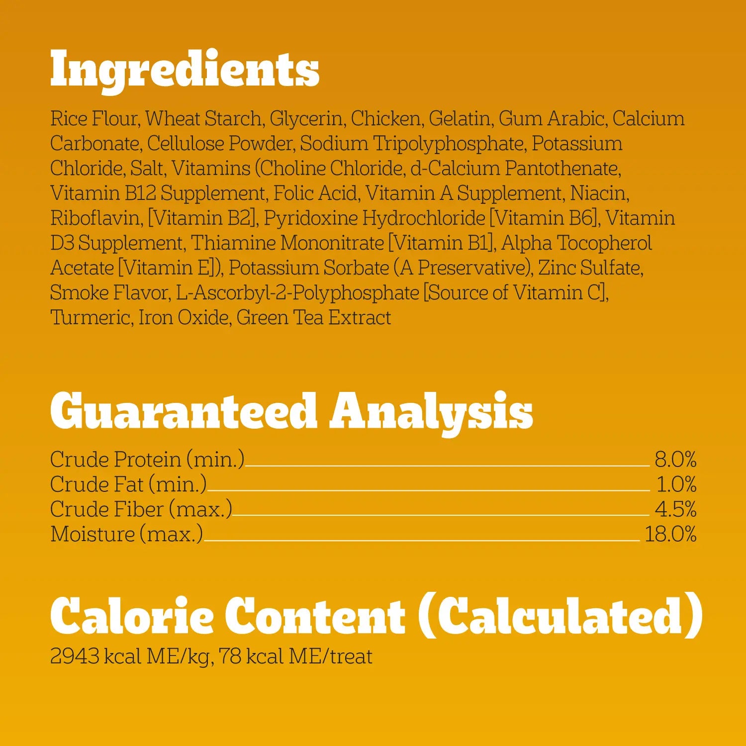 Ingredients & Guaranteed-Analysis of Pedigree DENTASTIX Dog Dental Treat Original w/Real Chicken 32 Count
