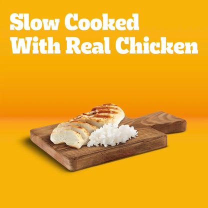 Ingredients info of Pedigree Chopped Ground Dinner Adult Wet Dog Food Chicken & Rice 13.2-oz
