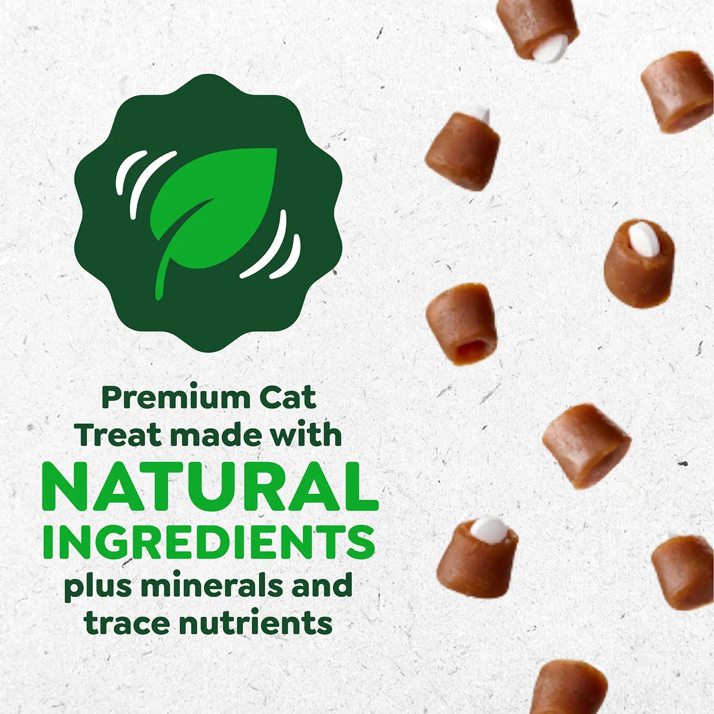 Ingredients info of Greenies Feline Pill Pockets Cat Treats Chicken 1.6-oz 45 Count