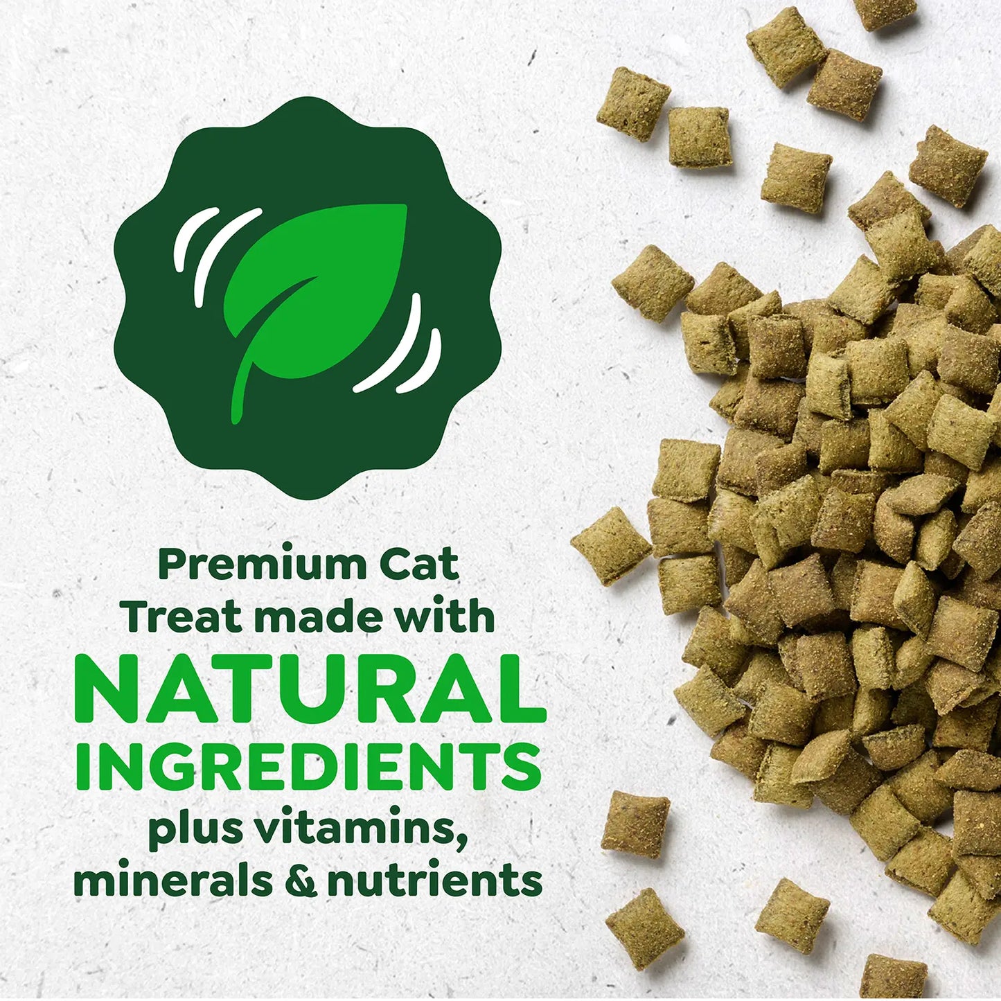 Ingredients info of Greenies Feline Smartbites Healthy Skin & Fur Health Cat Treats Chicken 2.1-oz