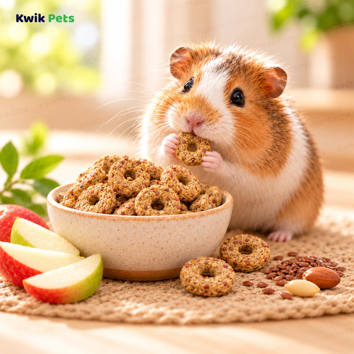 Lifestyle of Science Selective Naturals Harvest Loops with Apple, Linseed & Peanut Hamster Treats 2.8-oz