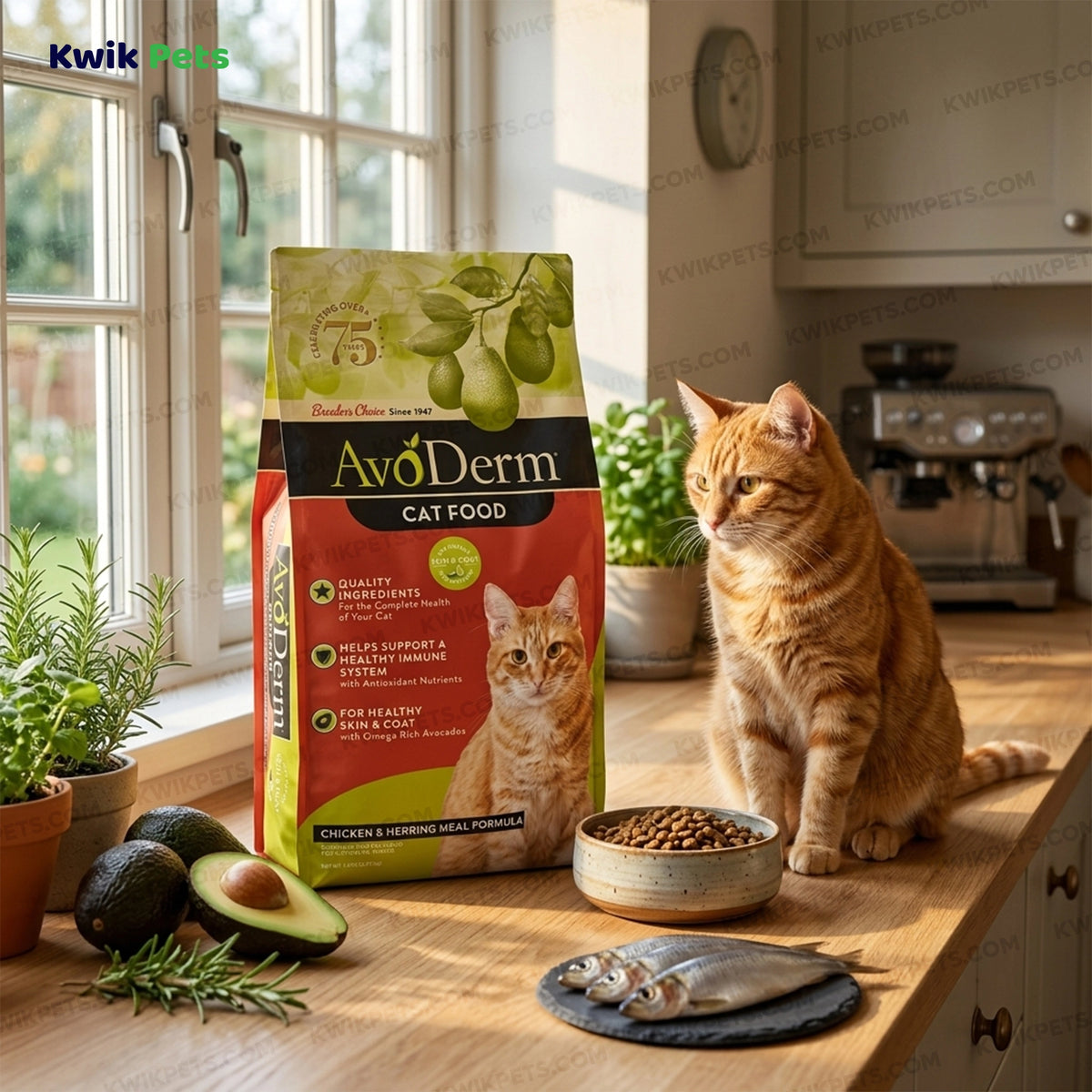 Lifestyle of AvoDerm Natural Chicken & Herring Meal Formula Dry Cat Food 6-lb