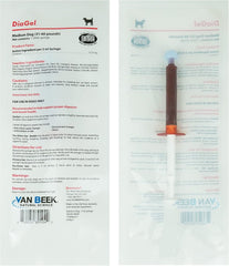 DiaGel Diarrhea Control Oral Gel for Medium Dogs 31-60 lbs 3 ml