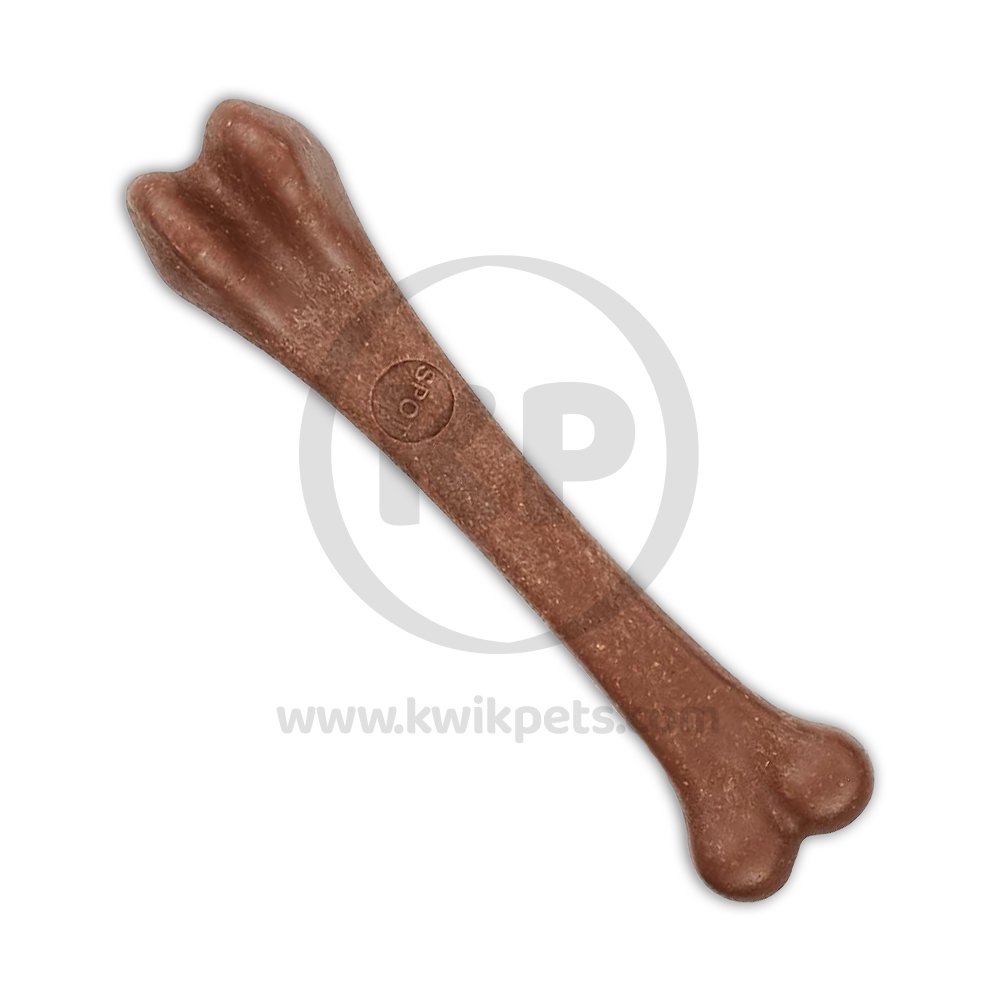 Ethical Pet Bam-bones Bone Bacon Tough Dog Chew Toy 5.75 in, Ethical