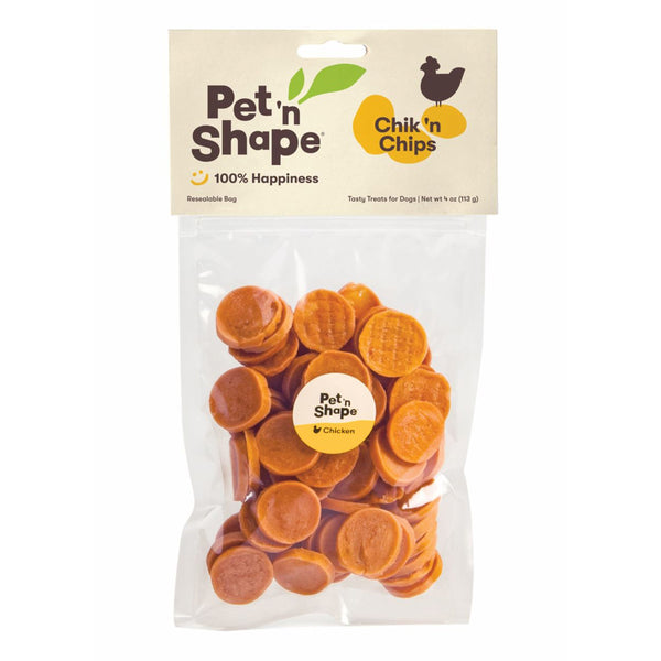 Pet 'n Shape Chik 'n Chips Jerky Dog Treats 4-oz