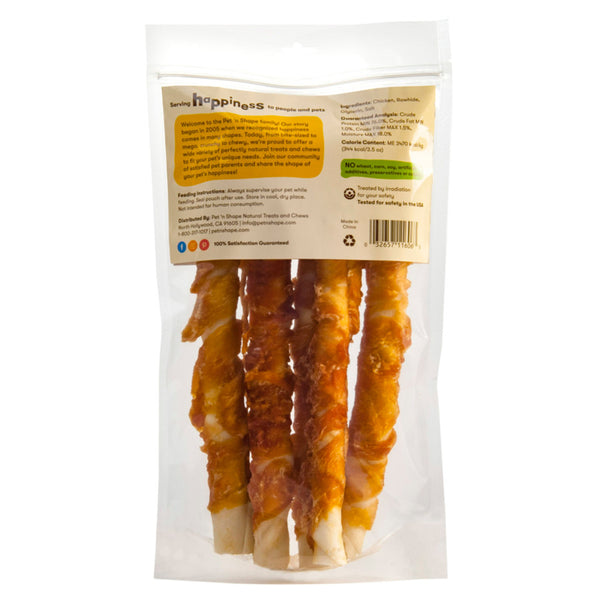 Image of Pet 'n Shape Chik 'n Hide Twists Dog Treats 15.3-oz