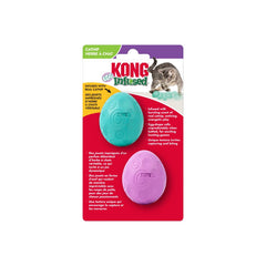 KONG Infused Catnip Egg Cat Toy 2 Count