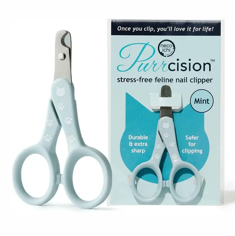 Necoichi Purrcision Feline Cat Nail Clippers Mint