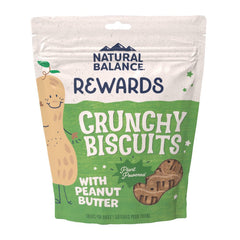 Natural Balance Rewards Crunchy Biscuits Dog Treats Peanut Butter 14-oz