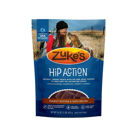 Zuke's Dog Hip Action Peanut Butter 1lb, Zuke's