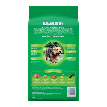 IAMS Small & Toy Breed Adult Dry Dog Food Real Chicken 7-lb, IAMS