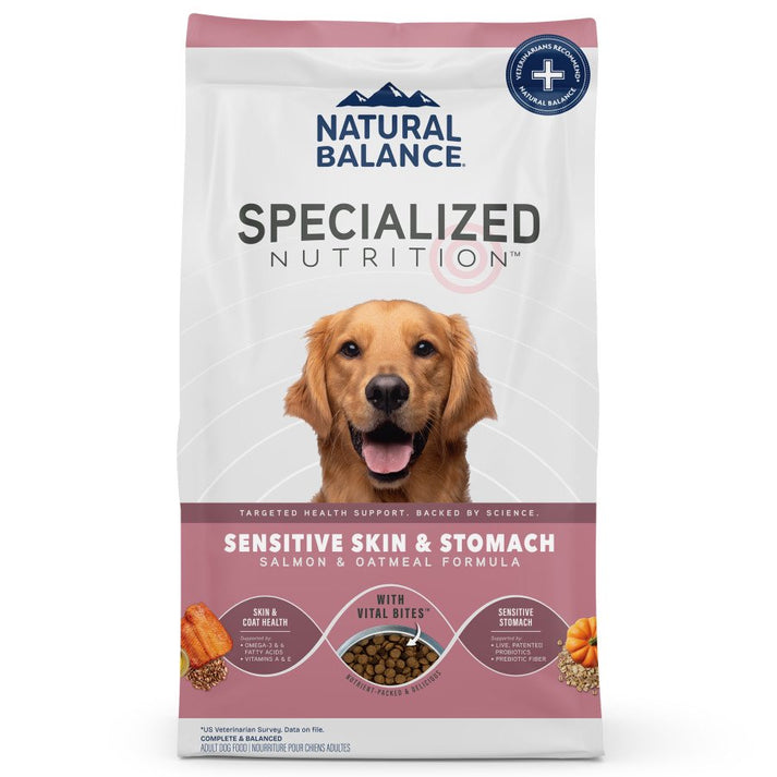 Natural Balance Specialized Nutrition Sensitive Skin & Stomach Adult Dry Dog Food Salmon & Oatmeal 3.5-lb