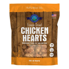Shepherd Boy Farms Chicken Hearts Freeze Dried Dog & Cat Treats 8-oz