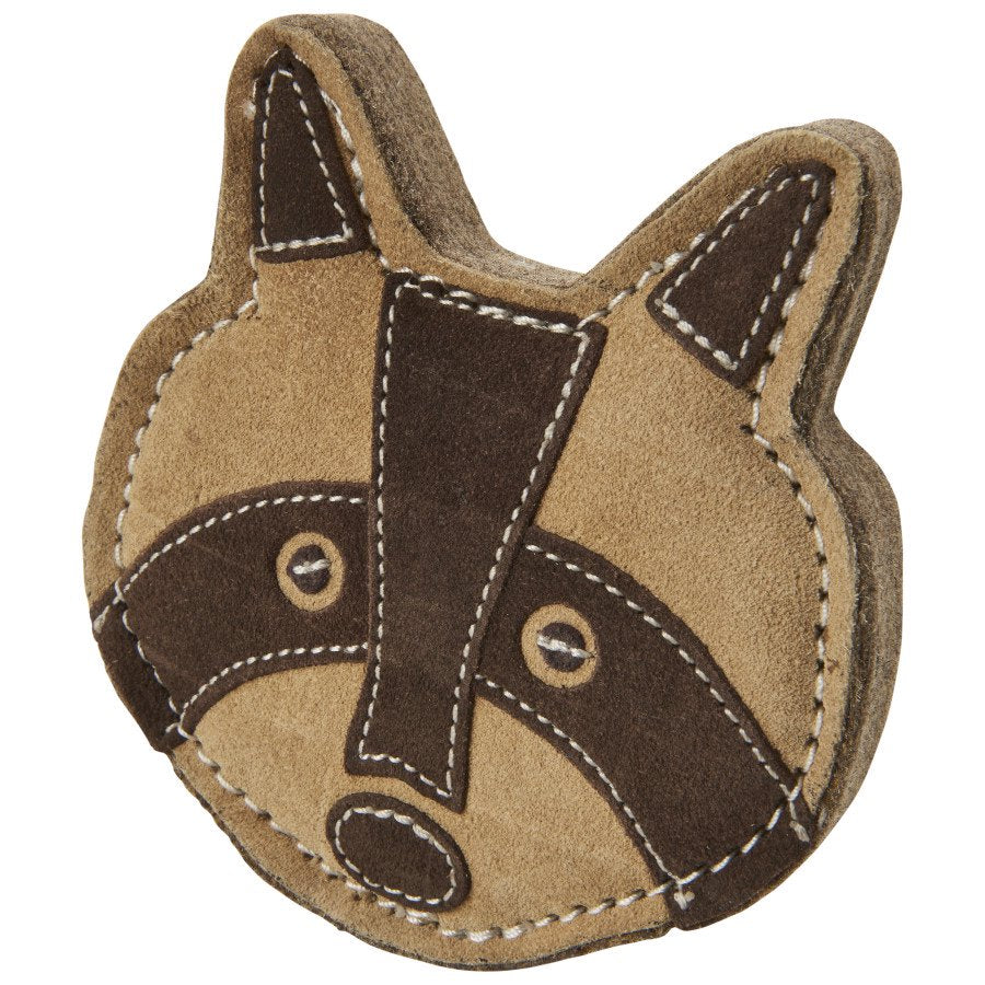 Spot Dura-Fuse Leather Chunky Raccoon Dog Toy 5-in