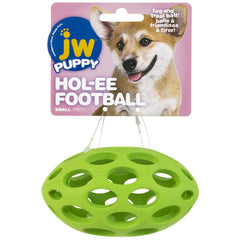 JW Pet Hol-ee Football Dog Toy Assorted Small