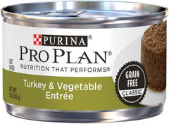 Purina Pro Plan Complete Essentials Grain Free Turkey & Vegetable Entrée Adult Wet Cat Food 3-oz