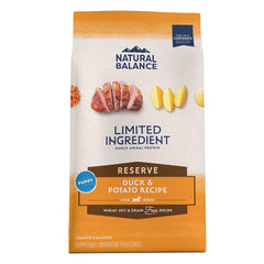 Natural Balance Pet Foods Limited Ingredient Reserve Grain Free Puppy Dry Food Duck & Potato 4-lb