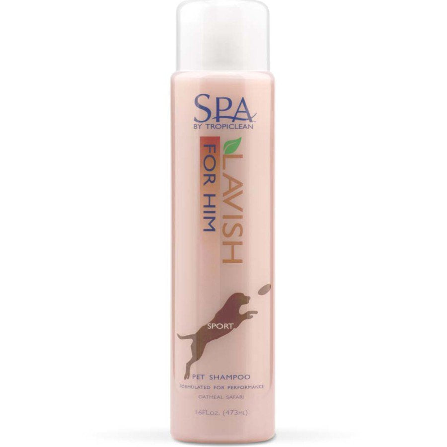 TropiClean Spa for Him Lavish Dog Shampoo Oatmeal Safari 16-oz, Kwik Pets