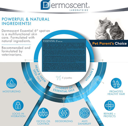 Dermoscent Essential 6 Spot-On Multifunction Skin Care for Cats