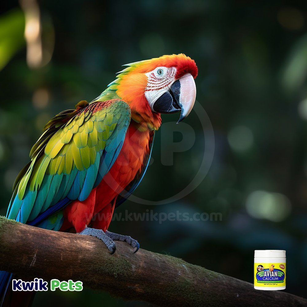 Zoo Med Avian Calcium Bird Supplement 8-oz, Kwik Pets
