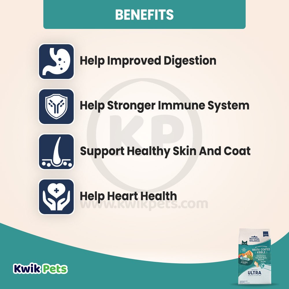 Benefits of Natural Balance Broth Coated Indoor Grain Free Dry Cat Food