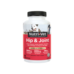 Nutri-Vet Hip & Joint Advanced Strength Chewables for Dogs Liver 150 Count