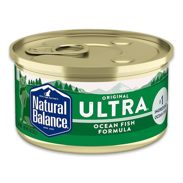 Natural Balance Original Ultra Canned Wet Cat Food Ocean Fish Formula 3-oz