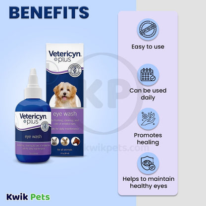 Vetericyn Plus Eye Wash 3-oz, Vetericyn