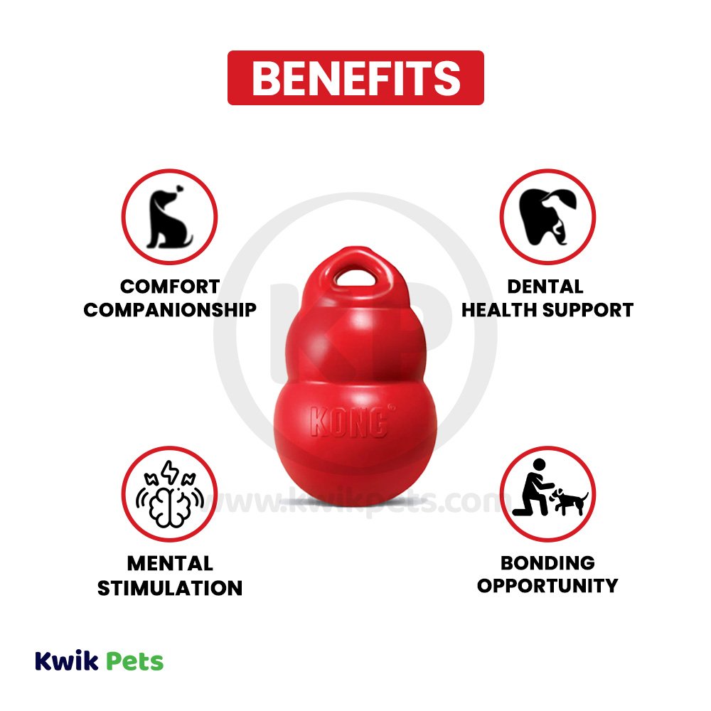 KONG Classic Dog Toy Large, Kwik Pets