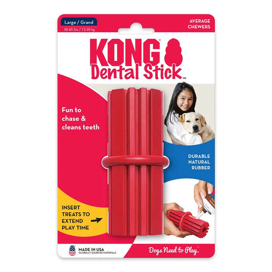 KONG Dental Stick Chew Toy, Large, KONG