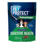 Pet Protect Lactoquil Digestive Health Soft Chews for Dogs Chicken 60 Count 8.47-oz, Kwik Pets