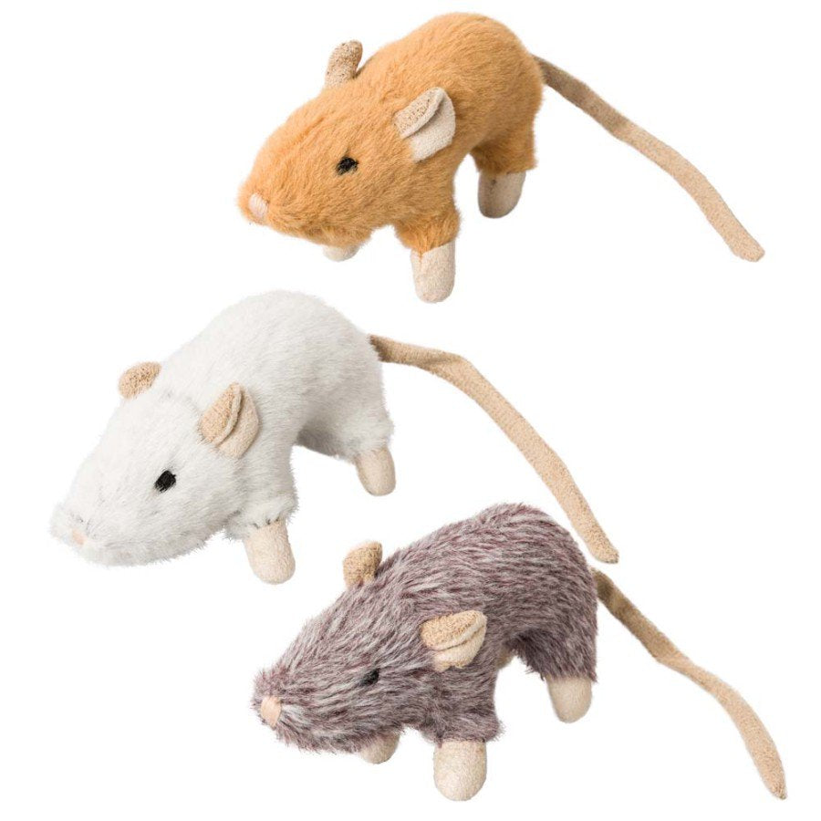 Spot House Mouse Helen Cat Toy with Catnip Assorted 4 in, Kwik Pets