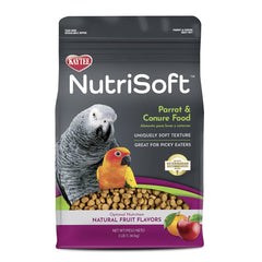 Kaytee Nutrisoft Parrot & Conure Pet Bird Food 3-lb