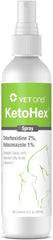 VetOne KetoHex Antiseptic Spray for Dogs Cats & Horses 8-oz