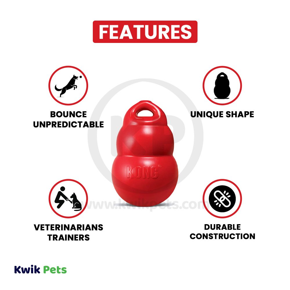 KONG Classic Dog Toy Large, Kwik Pets