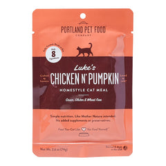 Portland Pet Food Company Luke's Chicken N' Pumpkin Homestyle Wet Cat Food 2.6-oz