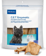 Virbac C.E.T. Enzymatic Dental Chews for Dogs Small 8.5-oz