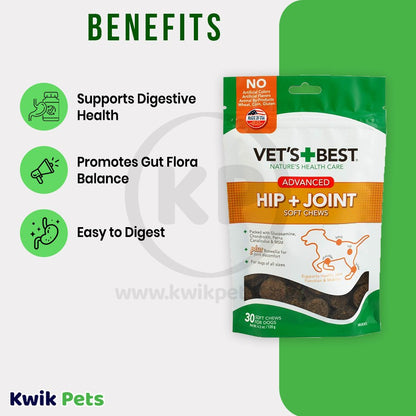 Vet's Best Advanced Hip + Joint Soft Chews 30ct, Vet's Best