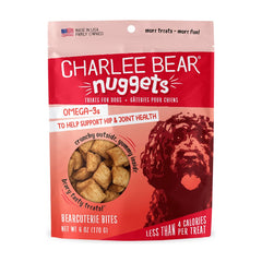 Charlee Bear Nuggets Bearcuterie Bites Crunchy Dog Treats 6-oz