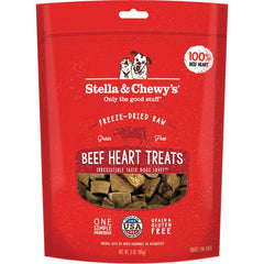 Stella & Chewy's Freeze-Dried Raw Dog Treats Beef Heart 3-oz