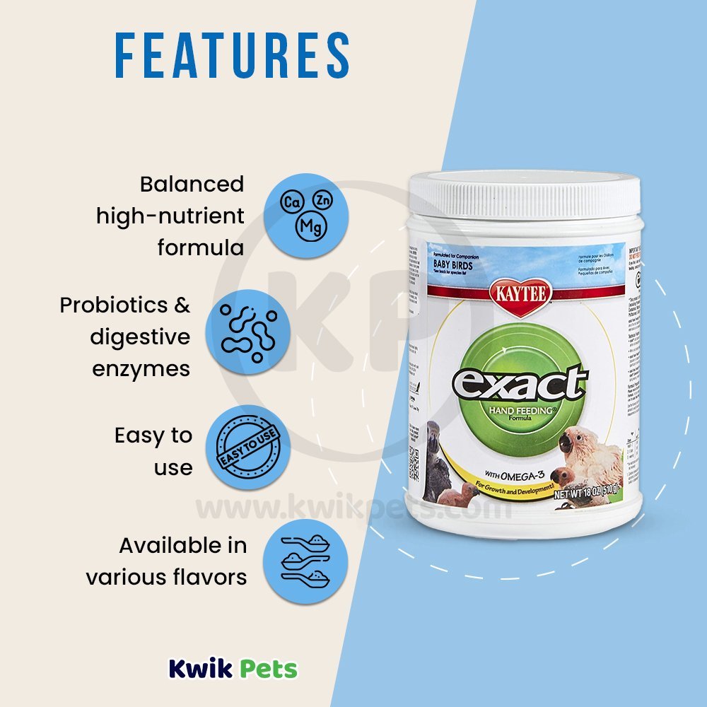 Kaytee Exact Handfeeding Baby Bird 18oz, Kaytee