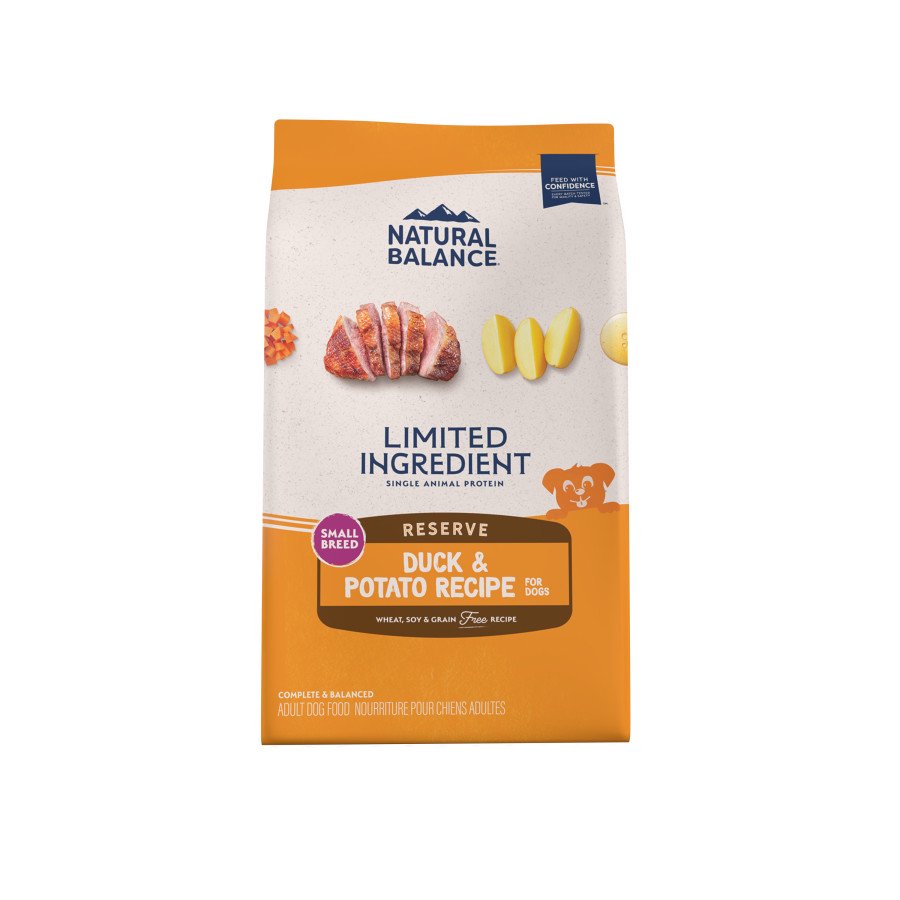 Natural Balance Pet Foods Limited Ingredient Grain Free Small Breed Dry Dog Food Duck & Potato 12-lb